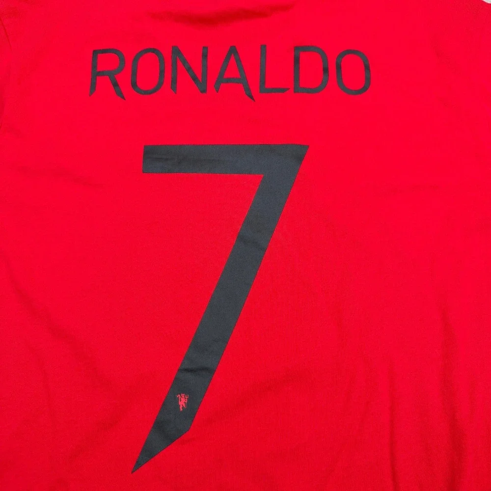 Adidas Manchester United T Shirt Men XXL Red Cristiano Ronaldo #7 Soccer Graphic